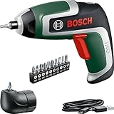 Bosch Akkuschrauber IXO (7. Generation; 3,6V; 2,0Ah; 5,5Nm; mit Mikro-USB-Kabel; Inklusive Winkel-Aufsatz; schraubt bis...